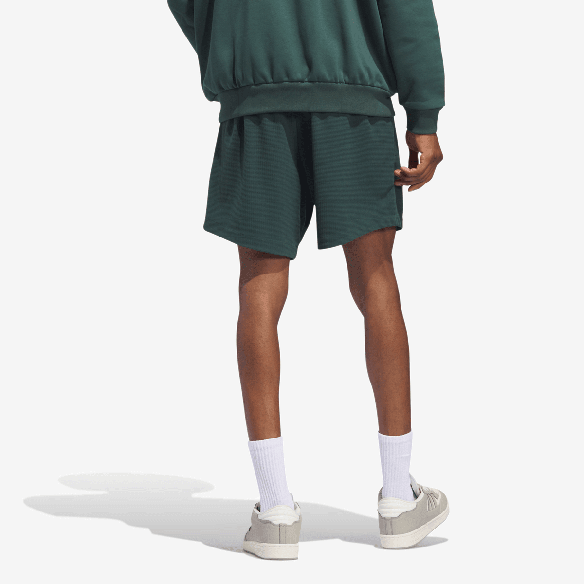 adidas Brushed Short Basketball Mineral Green